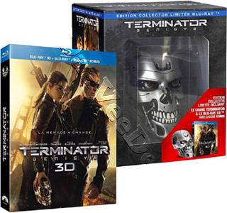 Terminator Genisys plus Endo Skull figurine (Blu-Ray)